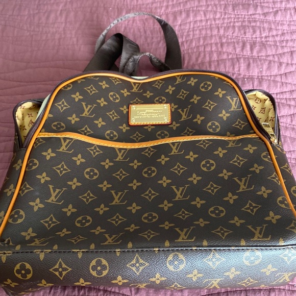 Bags Good Size Louis Vuitton Look Alike Backpack Poshmark